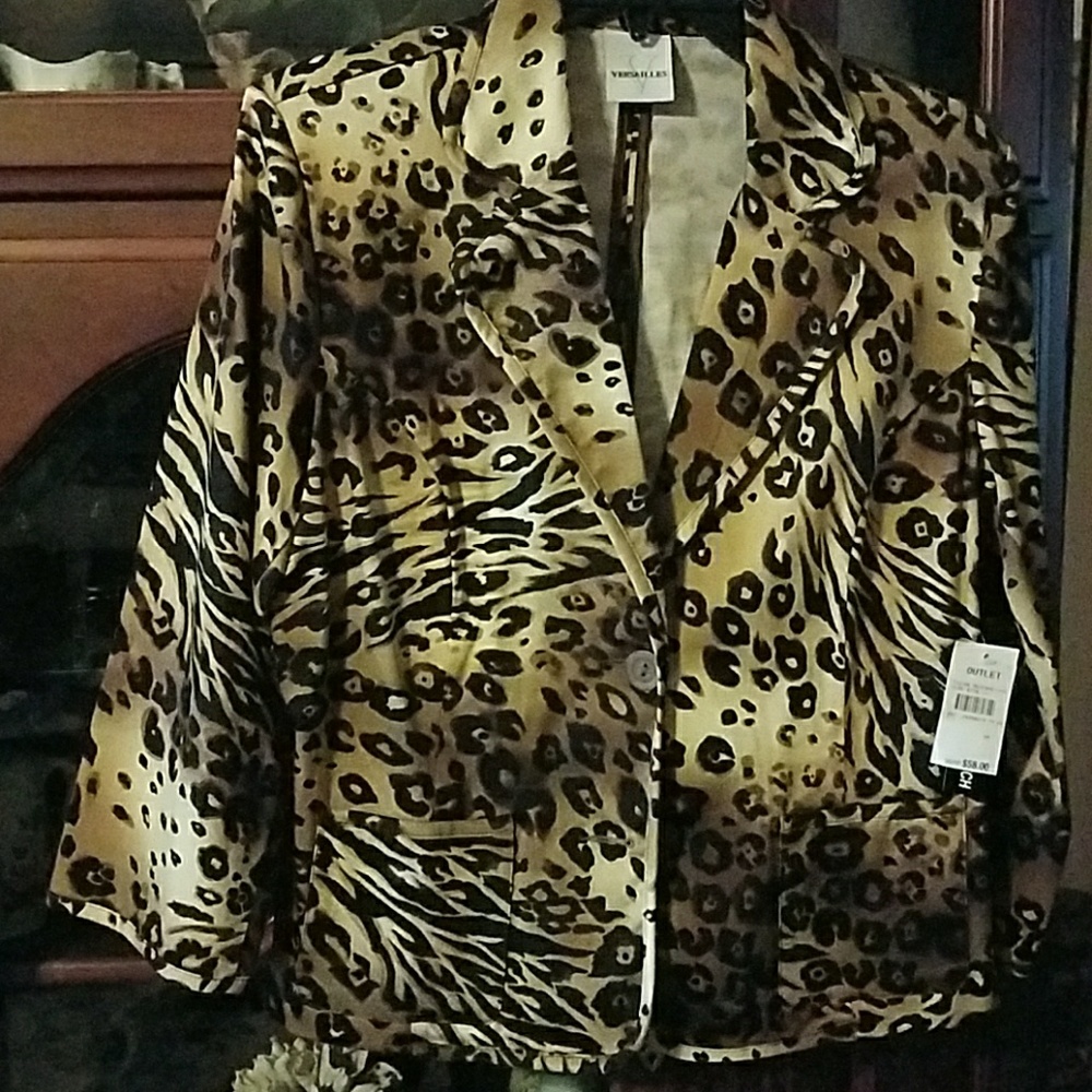 Leopard Print Women's Blazer